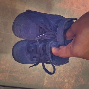 Nike Air Force 1 mid blue suede size 6